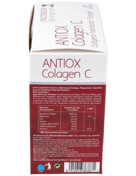Colágeno Antiox Fortigel 30 Sobres de Ynsadiet