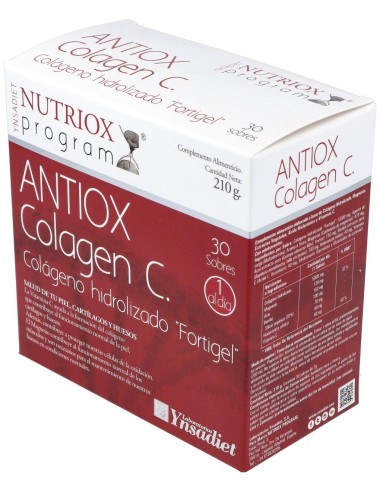 Colágeno Antiox Fortigel 30 Sobres de Ynsadiet