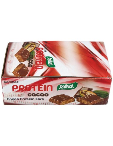 Barritas Protein Cacao Caja 16Ud. de Santiveri