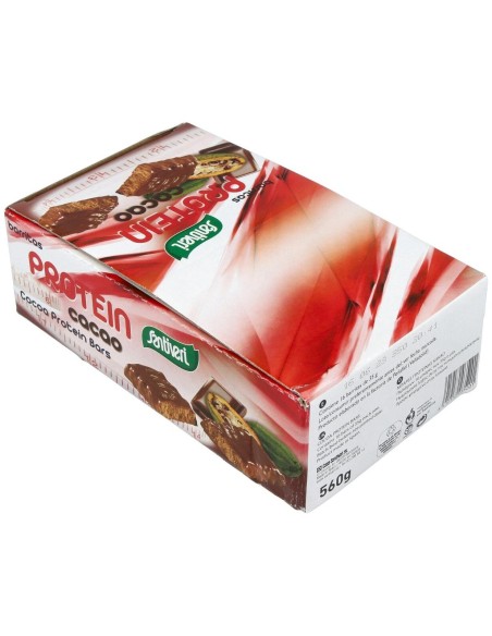 Barritas Protein Cacao Caja 16Ud. de Santiveri