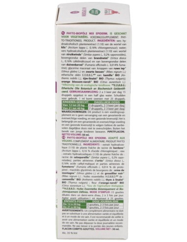 Phytobiopole Mix 10 Epiderm 50Ml  de Intersa