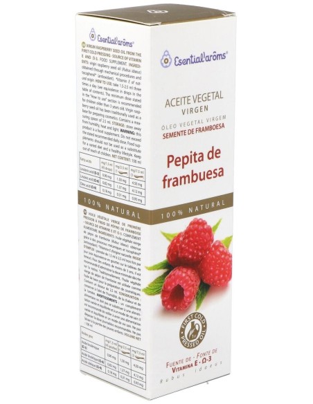 Aceite Vegetal Pep. Frambuesa 100 Ml de Esential Aroms