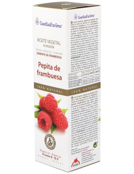 Aceite Vegetal Pep. Frambuesa 100 Ml de Esential Aroms