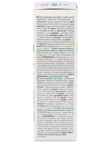 Phyto-Bipole Mix-Prost (Prostata) 50Ml. de Phytobiopole