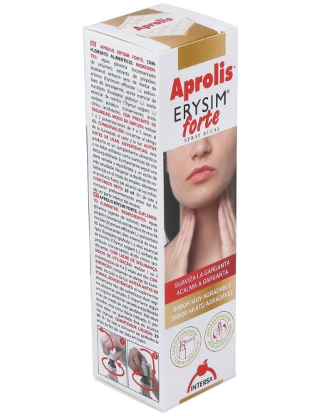Erysim Forte (Spray Bucal) 20 Ml. de Intersa