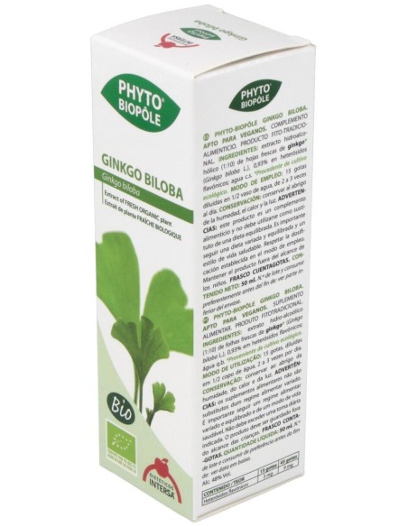 Phytobiopole Gingko Biloba 50 Ml Bio de Intersa