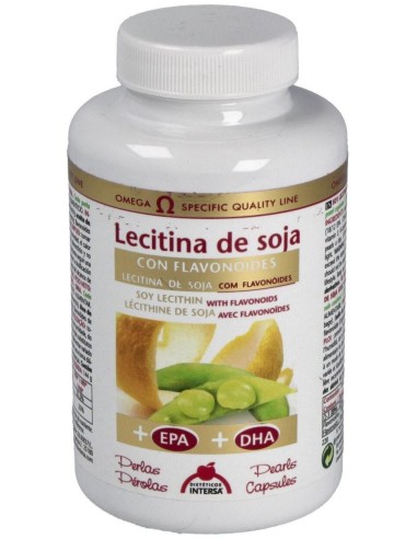 Lecitina De Soja Con Flavonoides 1200Mg.90Perlas de Intersa