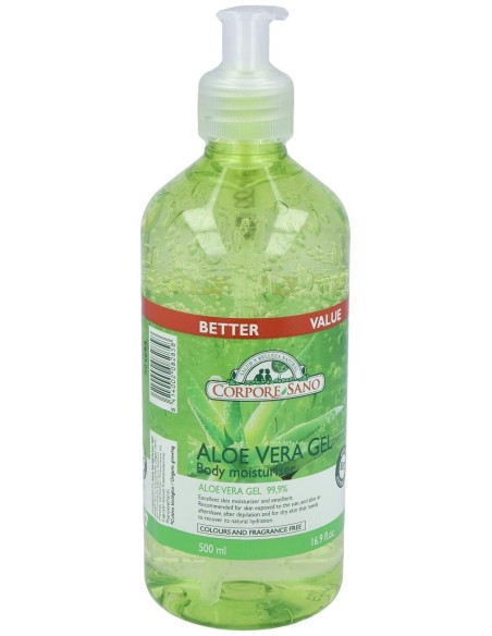Gel Puro Aloe Vera 500Ml. Bio de Corpore Sano