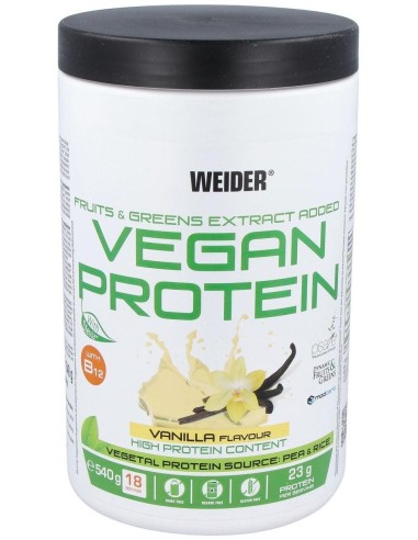 Weider Vegan Protein Vainilla 540Gr. de Weider