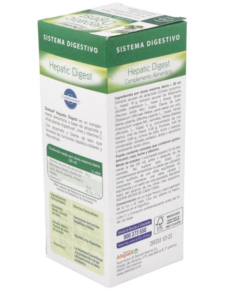 Hepatic Digest   Envase 250 Ml(8 Días) de Dielisa®