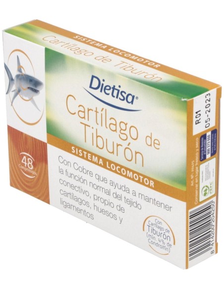 Cartílago De Tiburón   Envase 48 Comp.(16 Días) de Dielisa®