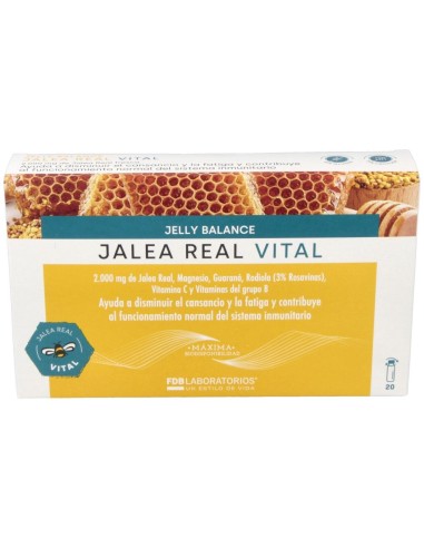 Jelly Balance Vital Jalea Real 20Viales de Fdb