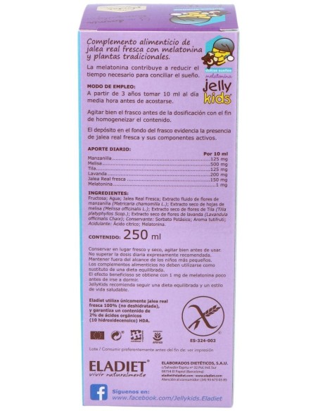 Jelly Kids Dulces Sueños Jarabe 250Ml. de Eladiet