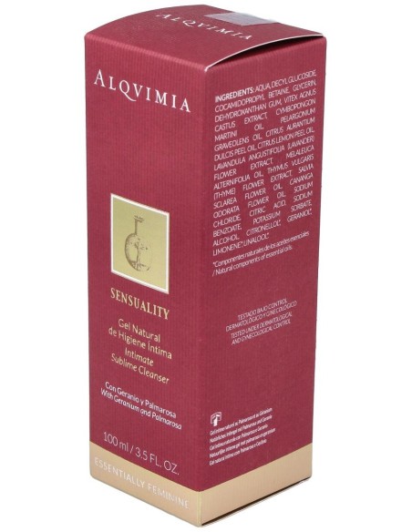 Gel Intimo Geranio-Palmarosa 100Ml. de Alqvimia
