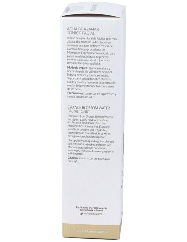 Agua De Azahar Tonico Facial 100Ml. de Alqvimia