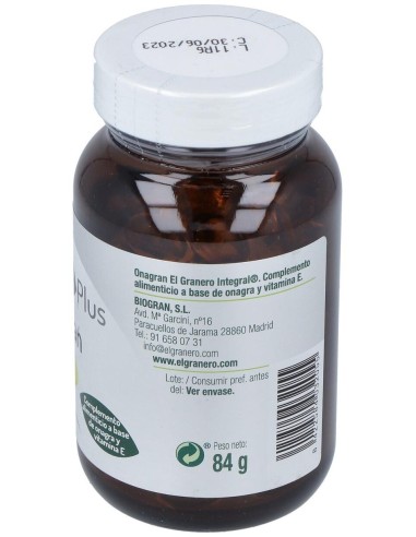 Aceite De Onagra 120Perlas de El Granero