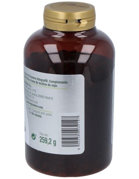 Lecitina De Soja Lecigran 740Mg. 360Perlas de El Granero