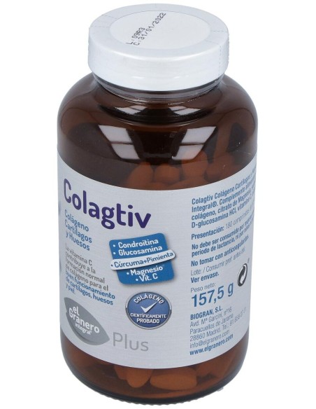Colagtiv Cartilagos Y Huesos 180Comp. de El Granero