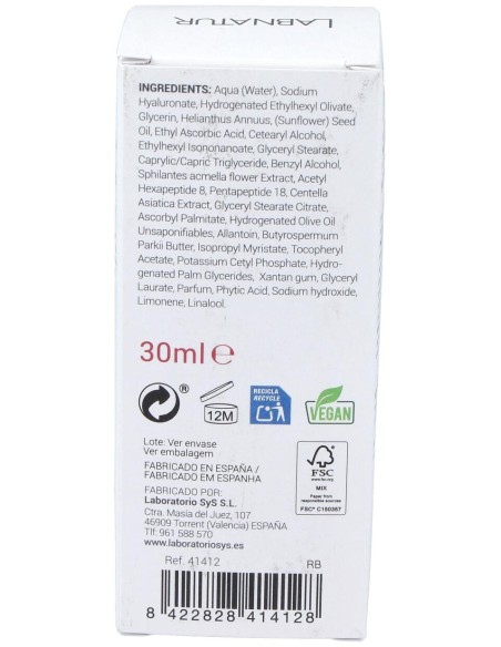 Serum Facial Botox Efecto Tensor 30Ml. Labnatur de Labnatur Bio