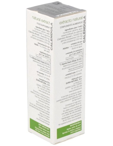 Ext. Calendula Xxi 50Ml. S/Al de Soria Natural