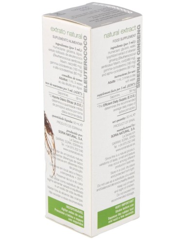 Ext. Eleuterococo Xxi 50Ml. S/Al de Soria Natural