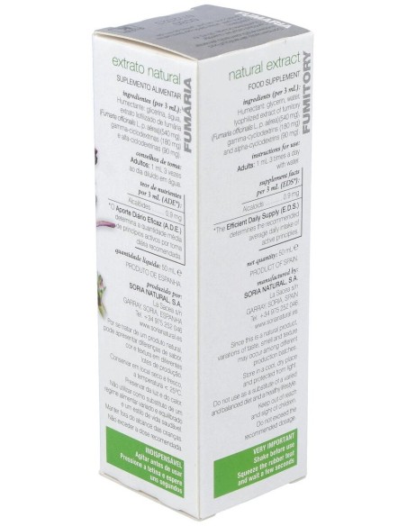 Ext. Fumaria Xxi 50Ml. S/Al de Soria Natural