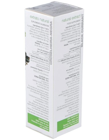 Ext. Grosellero Negro Xxi 50Ml. S/Al de Soria Natural