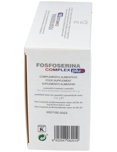 Fosfoserina Complex Plus 28Sbrs. de Soria Natural