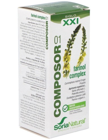 Composor 01 Farinol Complex Xxi 30Ml. Spray de Soria Natural