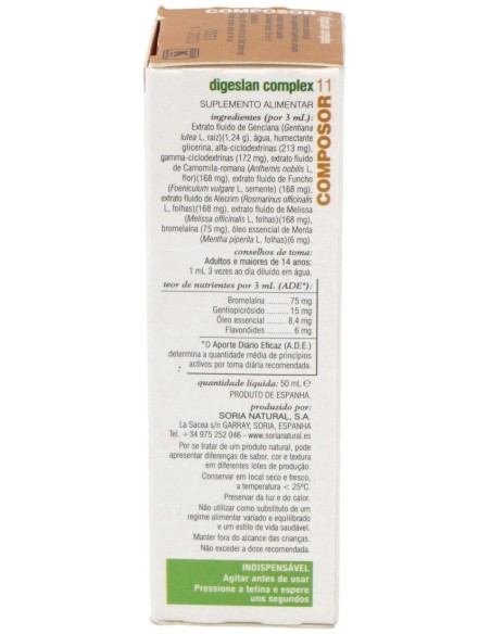 Composor 11 Digeslan Complex Xxi 50Ml. de Soria Natural