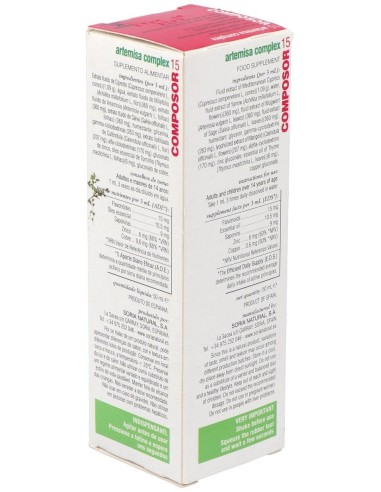 Composor 15 Artemisa Complex Xxi 50Ml. de Soria Natural