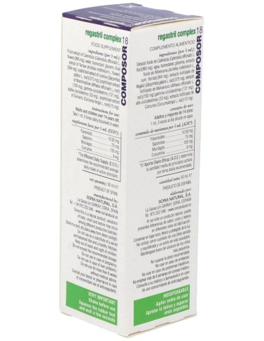 Composor 18 Regastril Complex Xxi 50Ml. de Soria Natural