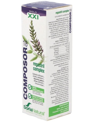 Composor 18 Regastril Complex Xxi 50Ml. de Soria Natural