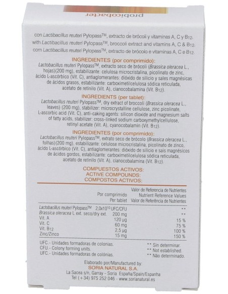 Probicobacter 21Comp. de Soria Natural