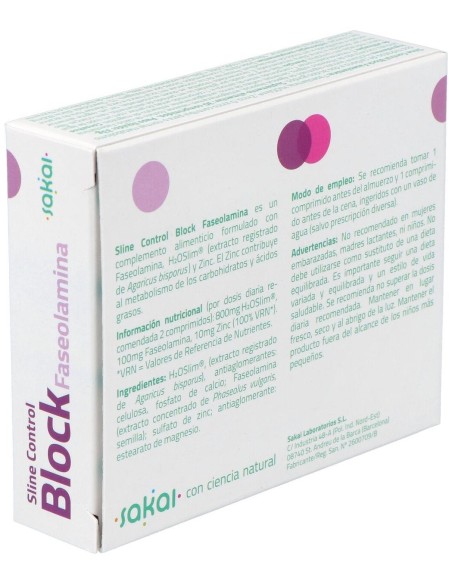 Sline Control Block Faseolamina 30Comp. de Sakai