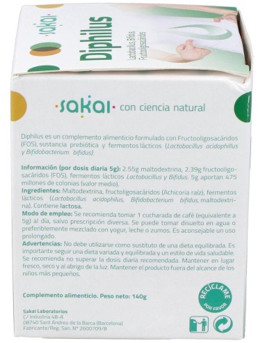 Diphillus Polvo 140Gr. de Sakai