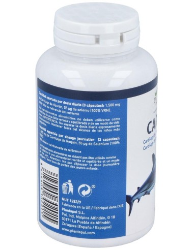 Cartipol (Cartilago De Tiburon 620Mg) 120Cap. de Plantapol