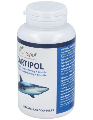 Cartipol (Cartilago De Tiburon 620Mg) 120Cap. de Plantapol