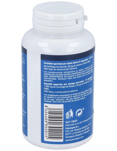 Cartipol (Cartilago De Tiburon 620Mg) 120Cap. de Plantapol