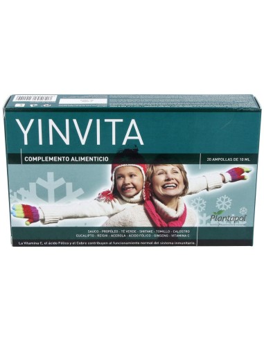 Yinvita (Ginseng+Shitake+Eleutero.) 20Amp. de Plantapol