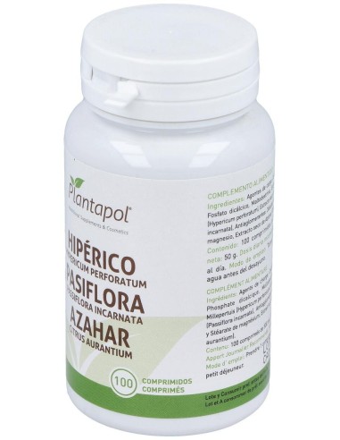 Hiperico -Pasiflora-Azahar 100Comp. de Plantapol