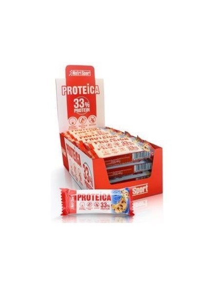 Barrita Proteica Vainilla-Cookies Caja 24Uds de Nutrisport