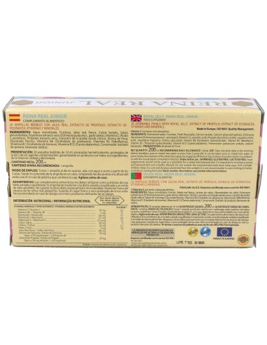 Reina Real Junior 20 Ampollas de Robis