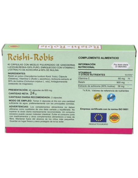 Reishi Robis 40Cap. de Robis