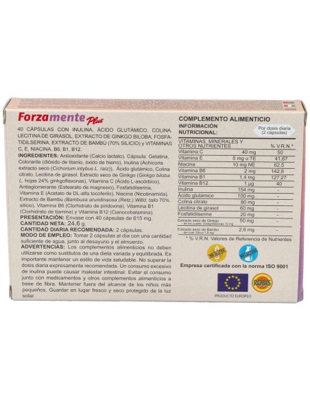 Forzamente Plus 40Cap. de Robis
