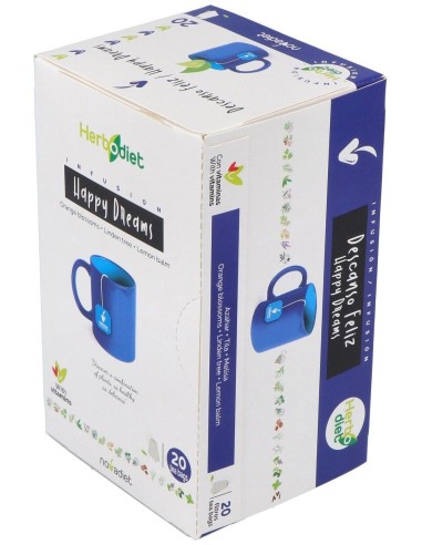 Herbodiet Descanso Feliz Envase de 20 bolsitas filtro de 1,5 g. de Novadiet
