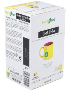Herbodiet Depuracion Hepatica Envase de 20 bolsitas filtro de 1,5 g. de Novadiet 2