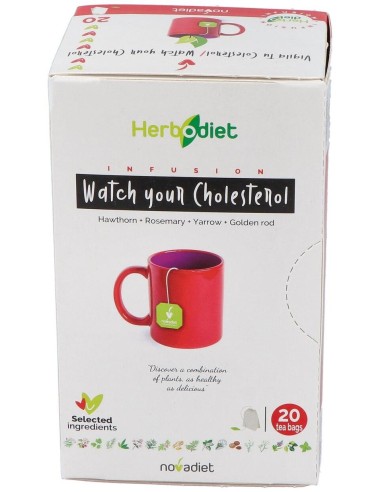 Herbodiet Vigila Tu Colesterol Envase de 20 bolsitas filtro de 1,5 g. de Novadiet