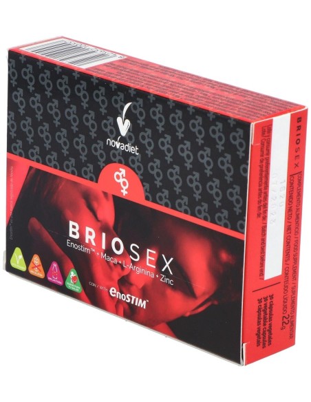 Briosex Envase de 30 cápsulas vegetales. de Novadiet