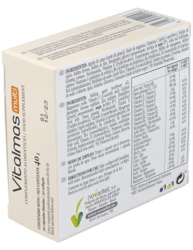 Vitalmas Multi Envase de 30 cápsulas blandas. de Novadiet